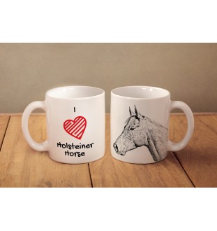 Cheval Holsteiner - tasse avec un cheval, une tasse charmante avec une illustration, un cadeau avec votre photo de la marque Art-Dog