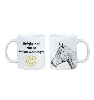 Cheval Holsteiner - tasse avec un cheval, une tasse joyeuse pour les amoureux des chiens, un cadeau personnalisé de la marque Art-Dog