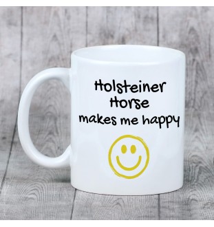 Koń holsztyński, Holsteiner kubek z koniem Makes me happy Art-Dog