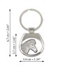 Icelandic Horse - keychain with a horse, keychain with a print, personalized pendant from the Art-Dog brand