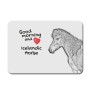 Islandpferd - Mauspad mit Druck, personalisiertes Mauspad mit Pferd, einzigartiges Gadget für Büroangestellte von Art-Dog.