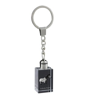 Cheval islandais - Pendentif en cristal avec photo de cheval, pendentif lumineux, cadeau unique de la marque Art-Dog