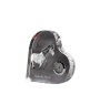 Icelandic Horse - crystal clock with a picture of a horse, heart-shaped shelf clock, personalized standing clock by Art-Dog brand