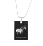 Islandpferd - Crystal pendant with horse, silver necklace with photo, personalised pendant by Art-Dog brand