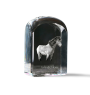 Cheval islandais - un cube de cristal avec une photo, une photo de cheval dans le cristal, un presse-papiers cubique de la marque Art-Dog