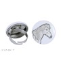 Cheval islandais - Bague de collection avec l'image d'un cheval, produit fait à la main, marque Art-Dog