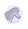 Cheval islandais - Bague de collection avec l'image d'un cheval, produit fait à la main, marque Art-Dog