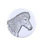Koń islandzki przypinka z koniem mała Art-Dog
