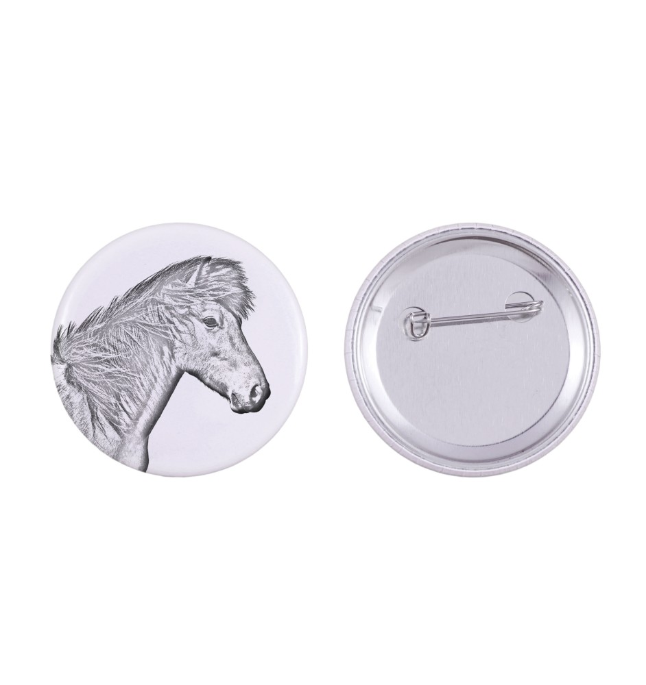 Islandpferd - Magnet mit Pferd, ein einzigartiges Abdruck des Pferdes der Marke Art-Dog