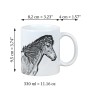 Cheval islandais - tasse avec chien, tasse personnalisée avec impression, cadeau classique pour tous de la marque Art-Dog