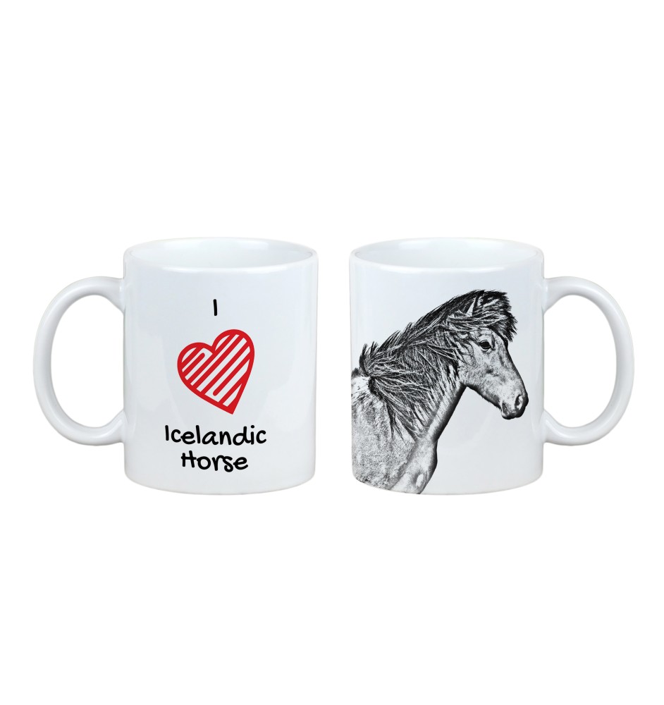 Islandpferd - Tasse mit Pferd, niedliche Tasse mit Grafik, Geschenk mit Ihrem Foto von der Marke Art-Dog