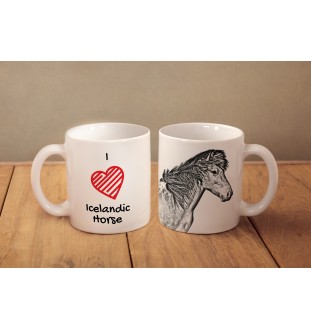 Islandpferd - Tasse mit Pferd, niedliche Tasse mit Grafik, Geschenk mit Ihrem Foto von der Marke Art-Dog