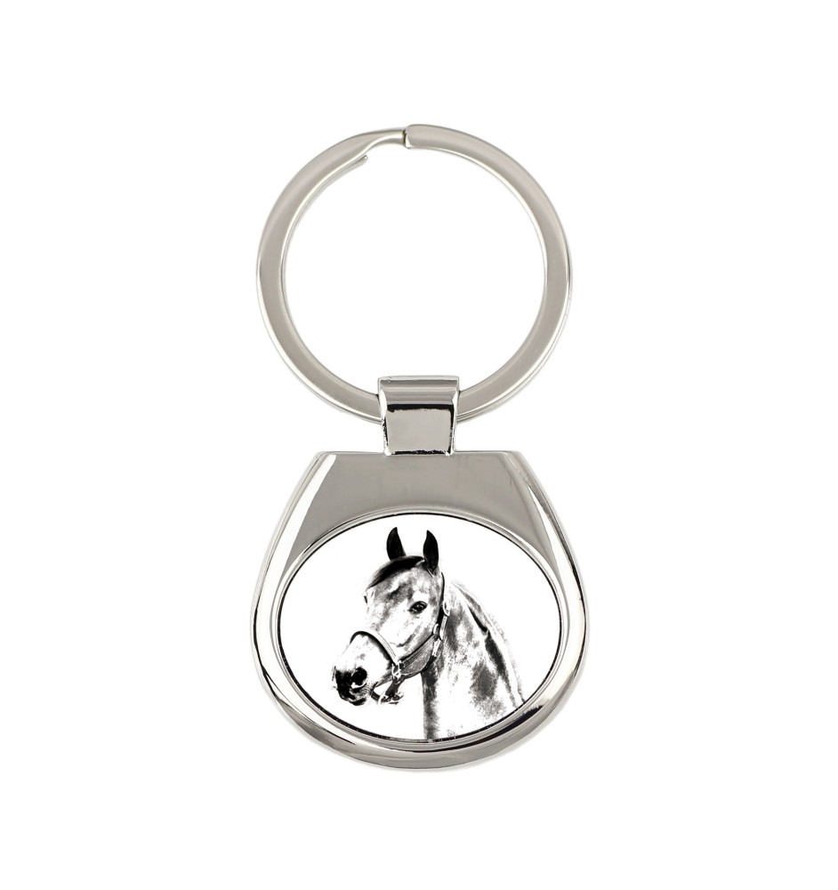 Morgan Pferd - Schlüsselanhänger mit Pferd, Anhänger mit Aufdruck, personalisierter Anhänger der Marke Art-Dog