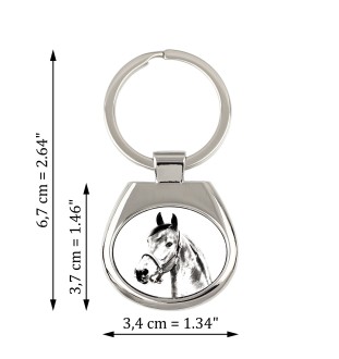 Cheval Morgan - porte-clés avec un cheval, porte-clés imprimé, breloque personnalisée de la marque Art-Dog