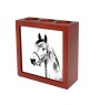 Morgan Horse - pen holder with a horse, desk organizer with a print, personalized desk decoration from the Art-Dog brand