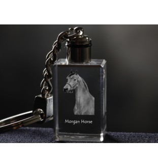 Cheval Morgan - Pendentif en cristal avec photo de cheval, pendentif lumineux, cadeau unique de la marque Art-Dog