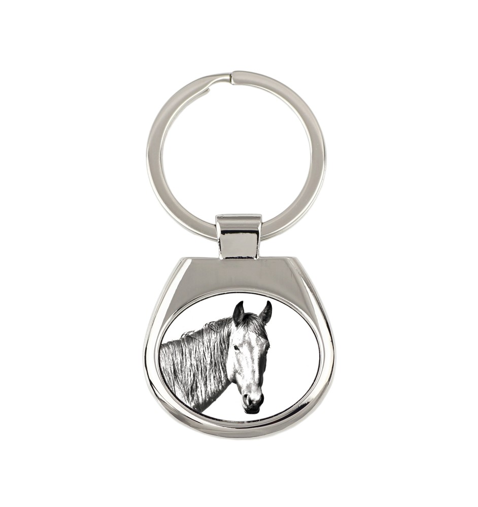 Namib Desert Horse - keychain with a horse, keychain with a print, personalized pendant from the Art-Dog brand