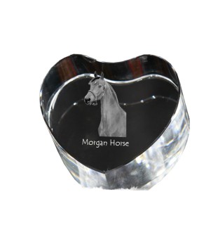 Morgan serce kryształowe z koniem Art-Dog