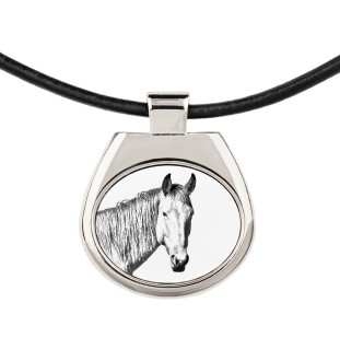 Cheval du désert de Namibie - collier avec un cheval, pendentif personnalisé avec une photo, un collier unique pour femmes et hommes de la marque Art-Dog