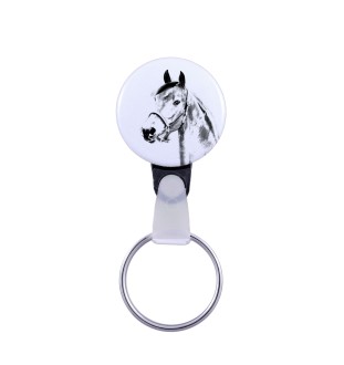 Morgan Pferd - ein einzigartiger Schlüsselanhänger mit einem Pferdebild, handgefertigtes Produkt, leicht und handlich, Anhänger der Marke Art-Dog
