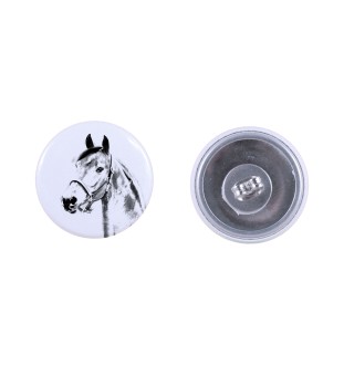 Morgan Horse - earrings your photo, handmade, jewelry handcrafted by Art-Dog brand