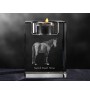 Namib Desert Horse - Candle holder with picture of a horse, crystal tealight holder, personalised gift by Art-Dog brand