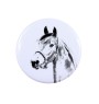 Morgan Pferd - Sammlerring mit einem Pferdeporträt, handgefertigtes Produkt, Marke Art-Dog