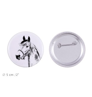 Morgan przypinka z koniem duża Art-Dog