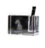 Morgan Horse - Pen stand, crystal organiser with picture of a horse, unique desk decoration by Art-Dog brand