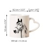Cheval Morgan - tasse avec chien, une tasse adorable avec une anse en forme de cœur, un cadeau universel de la marque Art-Dog