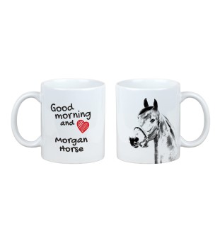 Cheval Morgan - tasse avec chien, tasse personnalisée avec impression, cadeau classique pour tous de la marque Art-Dog
