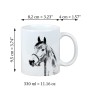 Morgan Pferd - Tasse mit Hund, personalisierte Tasse mit Druck, klassisches Geschenk für jeden von der Marke Art-Dog.