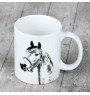 Morgan Pferd - Tasse mit Hund, personalisierte Tasse mit Druck, klassisches Geschenk für jeden von der Marke Art-Dog.