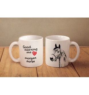 Cheval Morgan - tasse avec chien, tasse personnalisée avec impression, cadeau classique pour tous de la marque Art-Dog