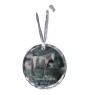 Namib Desert Horse - crystal bauble with a photo, horse photo in crystal, personalized Christmas tree ornament by Art-Dog brand