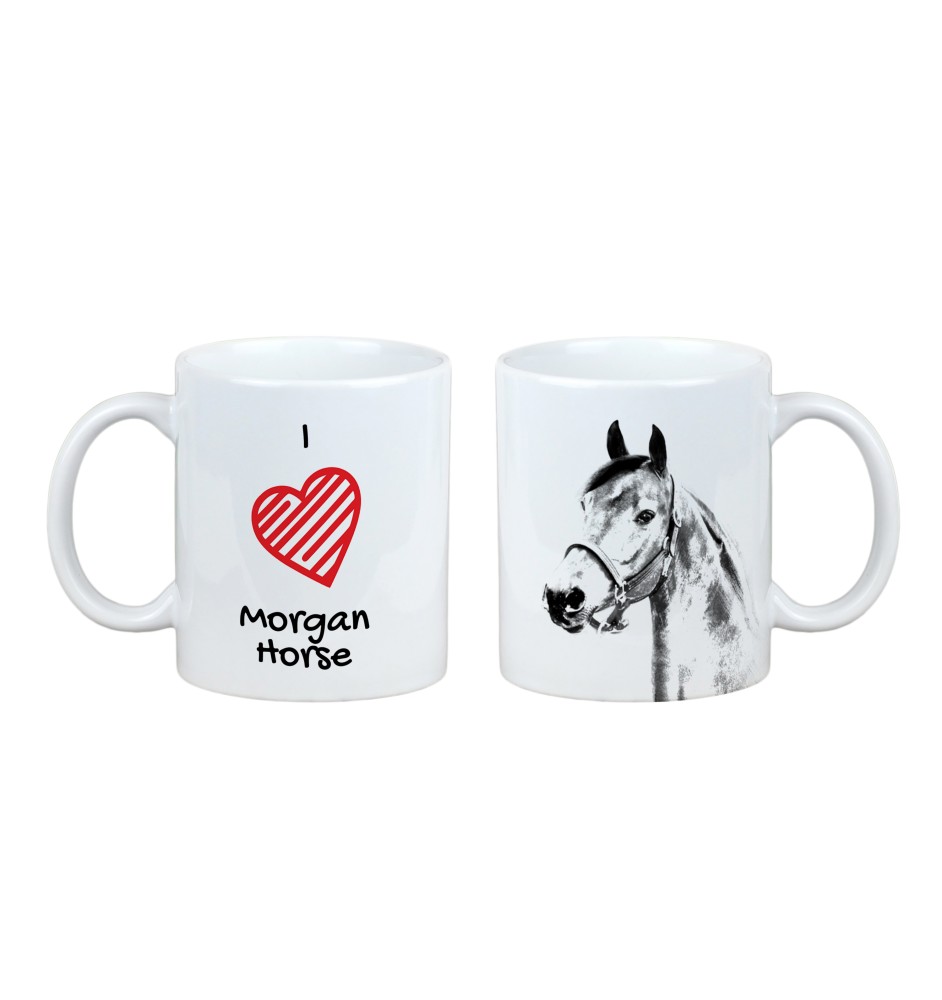 Morgan Horse - cup with a horse, cute cup with graphics, a gift with your photo from the Art-Dog brand