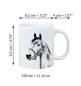Morgan Horse - cup with a horse, cute cup with graphics, a gift with your photo from the Art-Dog brand
