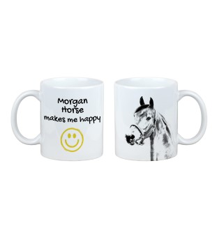 Cheval Morgan - tasse avec un cheval, une tasse joyeuse pour les amoureux des chiens, un cadeau personnalisé de la marque Art-Dog