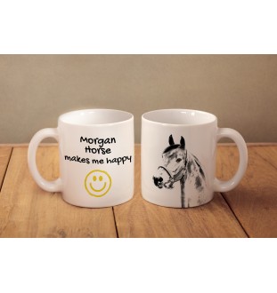 Cheval Morgan - tasse avec un cheval, une tasse joyeuse pour les amoureux des chiens, un cadeau personnalisé de la marque Art-Dog
