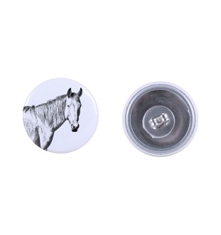 Namib Desert Horse - earrings your photo, handmade, jewelry handcrafted by Art-Dog brand