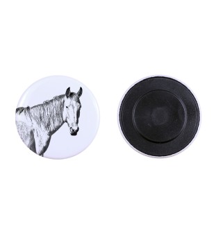 Namib-Wüstenpferd - Magnet mit Pferd, ein einzigartiges Abdruck des Pferdes der Marke Art-Dog