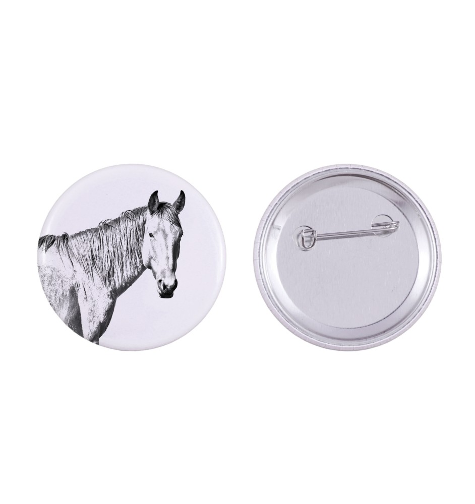 Cheval du désert de Namibie - aimant avec cheval, empreinte exceptionnelle de cheval de la marque Art-Dog