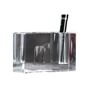Namib-Wüstenpferd - Stifthalter, Kristallorganisator mit Bild eines Pferdes, einzigartige Schreibtischdekoration der Marke Art-Dog