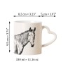 Cheval du désert de Namibie - tasse avec chien, une tasse adorable avec une anse en forme de cœur, un cadeau universel de la marque Art-Dog