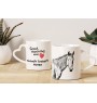Namib Desert Horse - cup with a dog, adorable cup with a heart-shaped handle, universal gift from the Art-Dog brand
