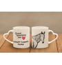 Namib Desert Horse - cup with a dog, adorable cup with a heart-shaped handle, universal gift from the Art-Dog brand