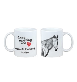 Koń pustynny Namib kubek z koniem good morning Art-Dog
