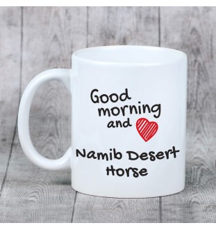 Koń pustynny Namib kubek z koniem good morning Art-Dog