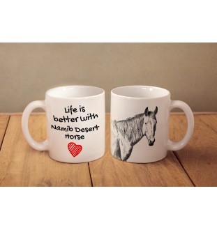 Namib-Wüstenpferd - Tasse mit Pferd, Tasse mit Bild, personalisiertes Geschenk der Marke Art-Dog