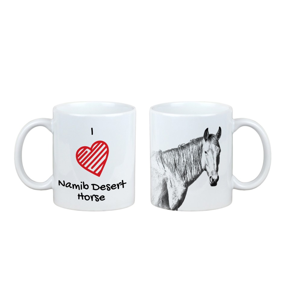 Namib Desert Horse - cup with a horse, cute cup with graphics, a gift with your photo from the Art-Dog brand